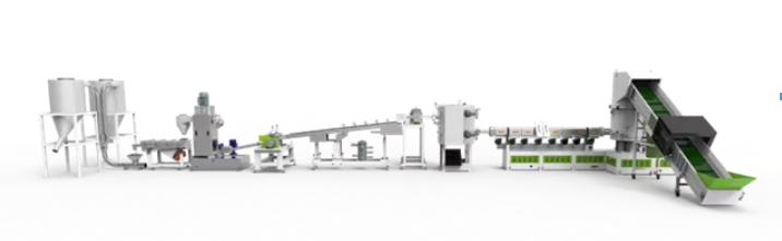 JWH Waste Plastic Fiber Recycling Pelletizing Line