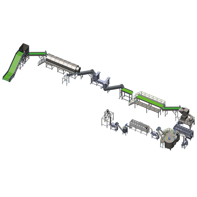 Industrial PET recycling machinery and extrusion equipment